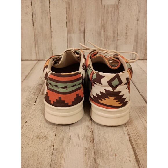 EVERGLADES Boat Shoes S My Women's Size 8 Loafers Slip-On Souhwestern Aztec - Picture 5 of 10